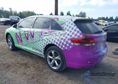 2014 Toyota Venza Limited V6 z USA, uszkodzony, nr VIN 4T3ZK3BB3EU063744